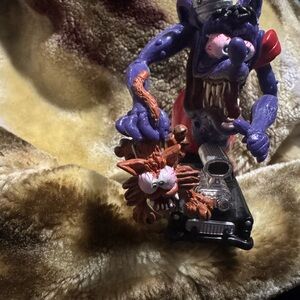 Purple and Brown Monster Figurine